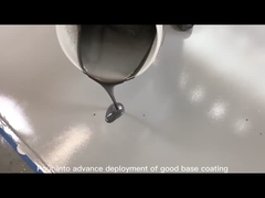 1 mm zelfnivellerende metalen epoxy vloercoating geel kleuren lage geur Eco-vriendelijk