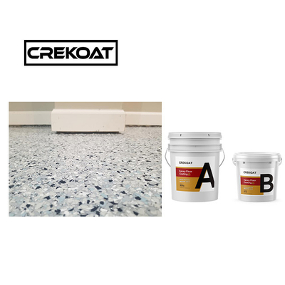 Vloeibare polyaspartic garage vloercoating spray epoxy betonnen vloerverf 1 mm
