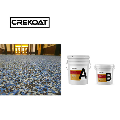 Epoxypolymer Polyaspartic vloercoating lage geur goede weersverwachting