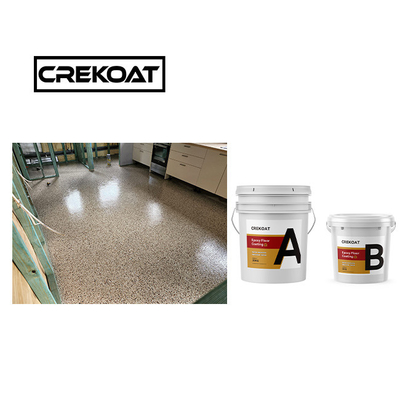 3 mm glijvast epoxy vloercoating hars full broadcast epoxy flake coating