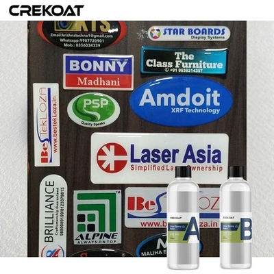 De zelf Gietende Hars van het Instructie Vloeibare Glas voor Art Acrylic Casting Domino Labels TDS