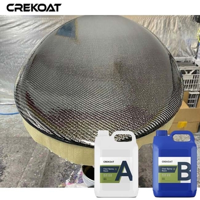 De Vezel van de glasvezelkoolstof giet diep Epoxyhars Gegoten Live Edge Tabletop