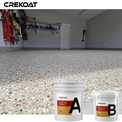 Bulk Veerkrachtig beëindigt Epoxyvlokvloer Met een laag bedekkend Klantgerichte Dikte