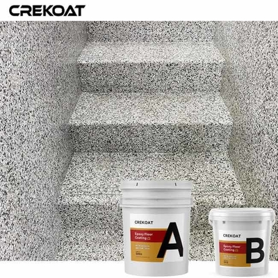 Chemische dampbestandheid Epoxy-vlokvloercoating is bestand tegen blootstelling aan lucht