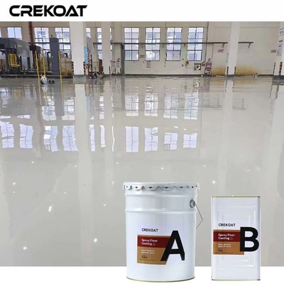 Hoogglanzende industriële epoxy vloercoating marmeren effect voor residentiële
