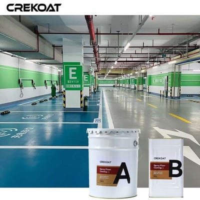 Antimicrobiële commerciële epoxyvloercoating remt de groei van bacteriën en schimmel