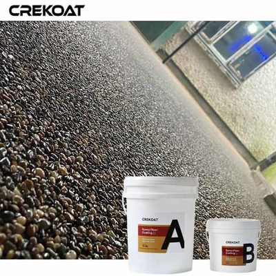 Slip-Resistent Pebble Stone Epoxy Veerkrachtig tegen zwaar voetverkeer