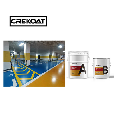 Hoogglanzend, helder industriële epoxy vloercoating Glanzend, chemisch bestand