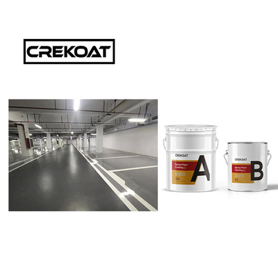 Zichtbaarheid Grijze epoxy vloerverf gegoten bovenste laag Beton coatings Sterkte