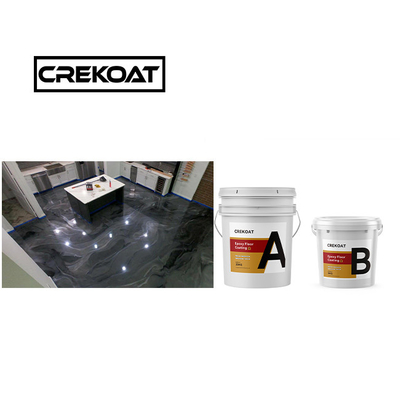 Borstel Twee Pakket Epoxy vloerverf Verharder Chemisch bestand Epoxy verf Glanzend