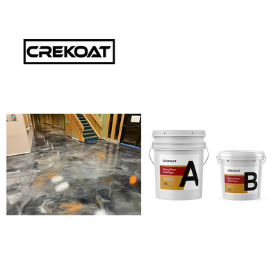 100% vaste stoffen Rotsharde metalen epoxy vloercoating oplosmiddel op basis van 1 mm