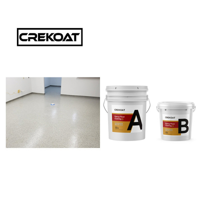 2Gewichtsgewijs Epoxyharsvloercoating Geen schil Epoxy Multi Flake Coating