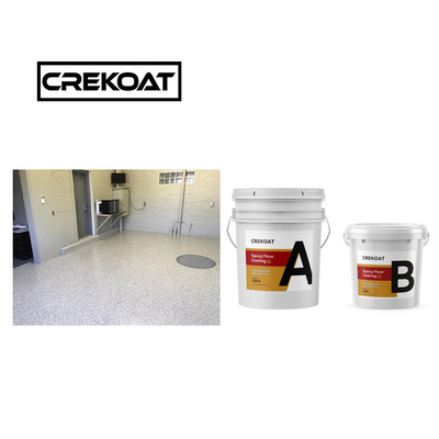 3 mm glijvast epoxy vloercoating hars full broadcast epoxy flake coating