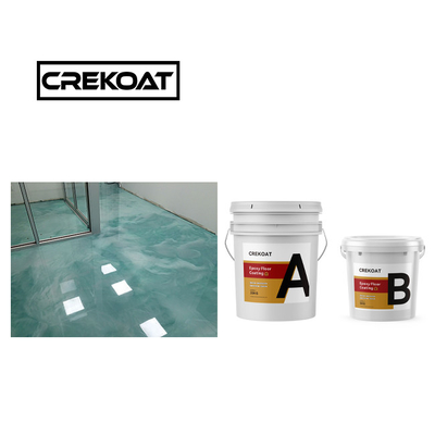 Topcoats Snel droogend Epoxyhars vloercoating Verf Metalen met een hoge glans
