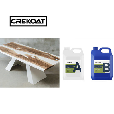Polycolor laag exotherm diep gieten epoxyhars lage geur rivier tafel hoge glans