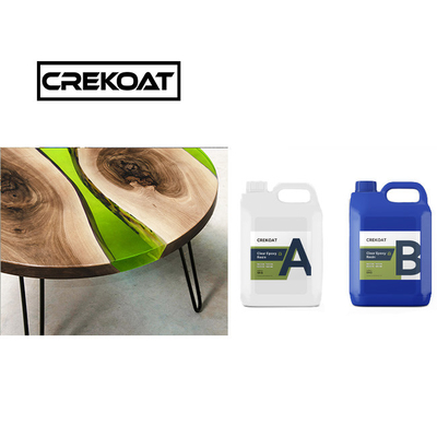 Polycolor laag exotherm diep gieten epoxyhars lage geur rivier tafel hoge glans