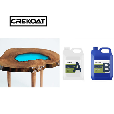 Polycolor laag exotherm diep gieten epoxyhars lage geur rivier tafel hoge glans