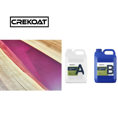 Brush Crystal Clear Table Top Epoxy Hardener 2 Deel Impact Resistent