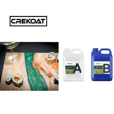 VOC-vrij, helder epoxyhars tafeltop lage geur live rand epoxyhars lange behandeling