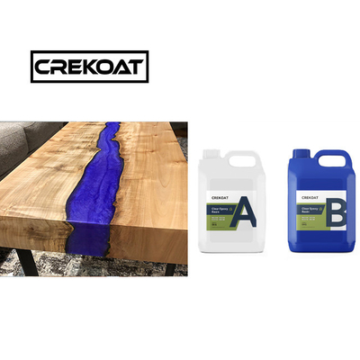 Brush Crystal Clear Table Top Epoxy Hardener 2 Deel Impact Resistent