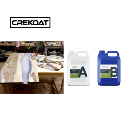 VOC-vrij, helder epoxyhars tafeltop lage geur live rand epoxyhars lange behandeling