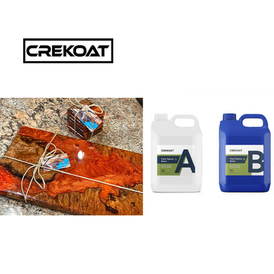 Crystal Clear Deep Pour Epoxy Resin BPA-vrij 3D gieten lage viscositeit