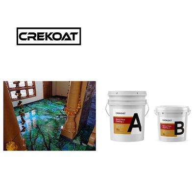 Droogzuurbestendige epoxyhars vloercoating stofvrij 3 mm zelfnivellering