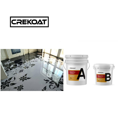 Crystal Waterproof Epoxy Harz vloercoating Absoluut immuun 3D