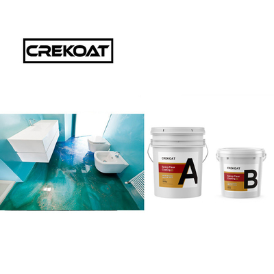 Crystal Waterproof Epoxy Harz vloercoating Absoluut immuun 3D