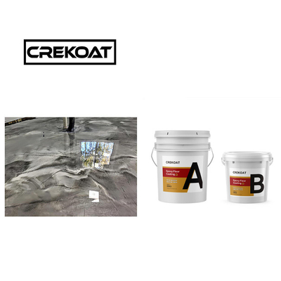 Polijst metaal epoxy vloerverf naadloze slijtagebestendige epoxycoating