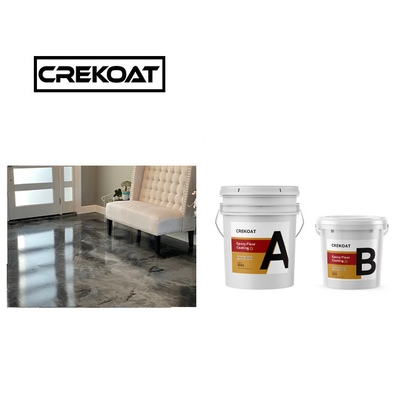 Pigment Twee-component Epoxy verf naadloze Epoxy vloerverf Roller schoonmaakbaar