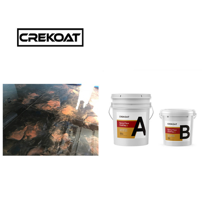 Nacreous High Gloss Metallic Epoxy Floor Coating Exotic Look Stabiliteit