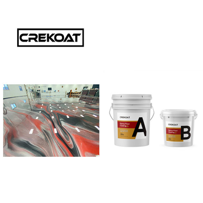 100% vaste stoffen Metalen epoxycoating 3 mm Antimicrobiële