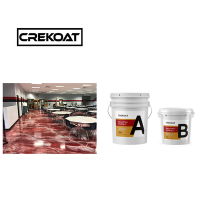 Topcoats Snel droogend Epoxyhars vloercoating Verf Metalen met een hoge glans
