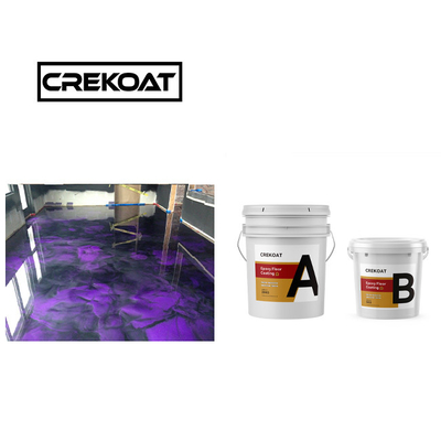Topcoats Snel droogend Epoxyhars vloercoating Verf Metalen met een hoge glans