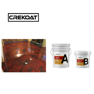 100% vaste stoffen Metalen epoxycoating 3 mm Antimicrobiële