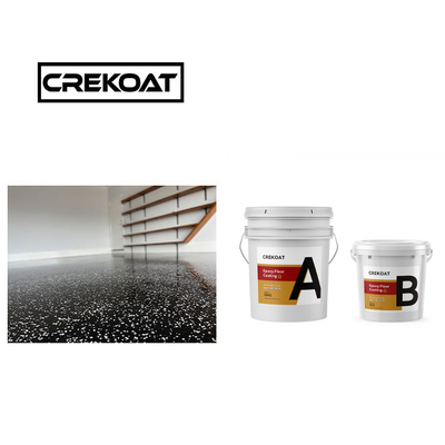 Vloeibare polyaspartic garage vloercoating spray epoxy betonnen vloerverf 1 mm