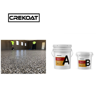Naadloze vloerverf van epoxyhars met een snelle afwerking Decoratieve betonnen vlokverf