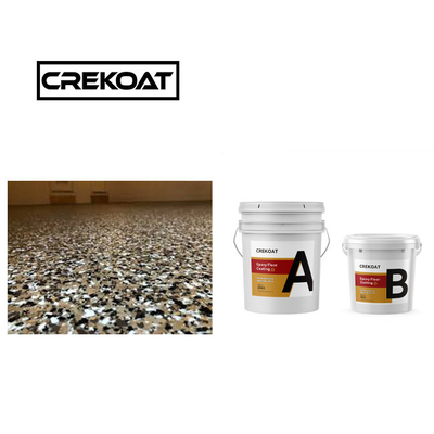 Naadloze vloerverf van epoxyhars met een snelle afwerking Decoratieve betonnen vlokverf