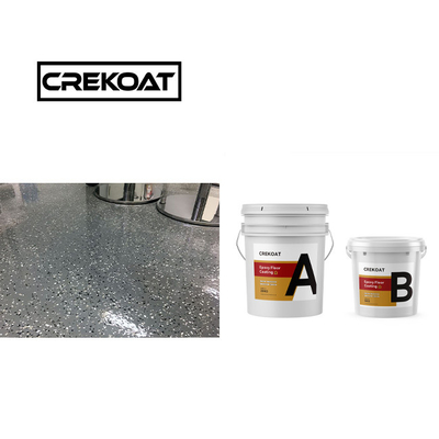 Flake Spray Epoxyhars vloercoating naadloos Geen bubbels aanpasbaar
