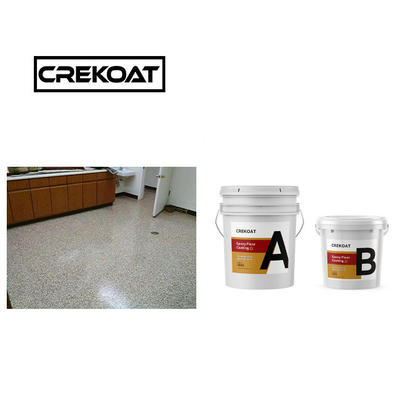 Decoratieve heldere polyaspartic vloercoating uitstekende hechting