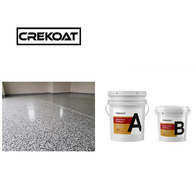Roller Polyaspartic vloercoating slijtvastheid 100% vaste stoffen Epoxycoating 3 mm