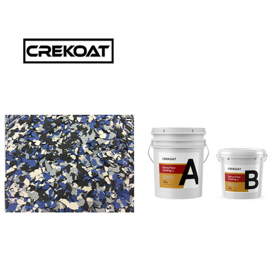 Hardheid Buitenste epoxyvloercoating Adhesie Polyaspartic UV stabiele coating