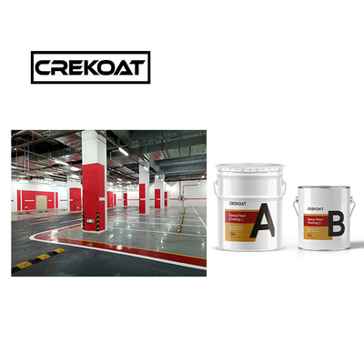 Heldere krasbestendige vloerverf naadloze heldere epoxy vloercoating 3 mm