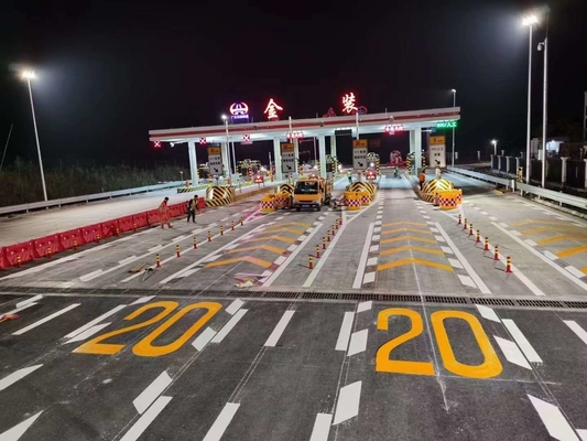Warm smelten thermoplastische wegmarkeringsverf Witte lijn 1 mm lang Duurzaam