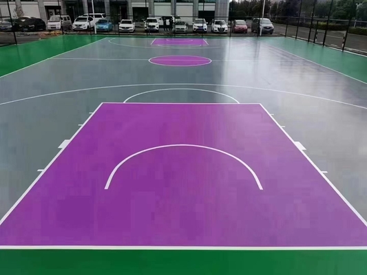 Elastische pickleball basketbalbaan Coating Polyurethane Low Density