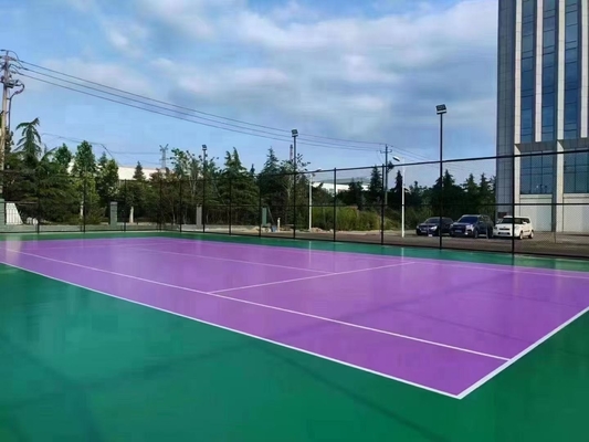 Granulaten Basketbalvloercoating 13mm Tennis Court Coating Rubber