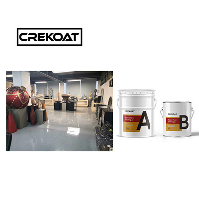 1 mm hoogglanse epoxy vloercoating gemak Duurzame vloerverf Vaste kleuren