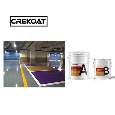 1 mm hoogglanse epoxy vloercoating gemak Duurzame vloerverf Vaste kleuren