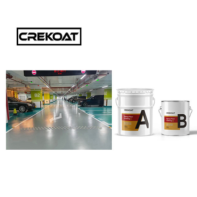 1 mm hoogglanse epoxy vloercoating gemak Duurzame vloerverf Vaste kleuren